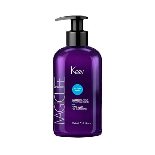 KEZY Magic Life Маска для волос жемчужная для светлых волос, 300 г, 300 мл, 3 уп. кондиционер для волос kezy кондиционер укрепляющий для светлых и обесцвеченных волос magic life