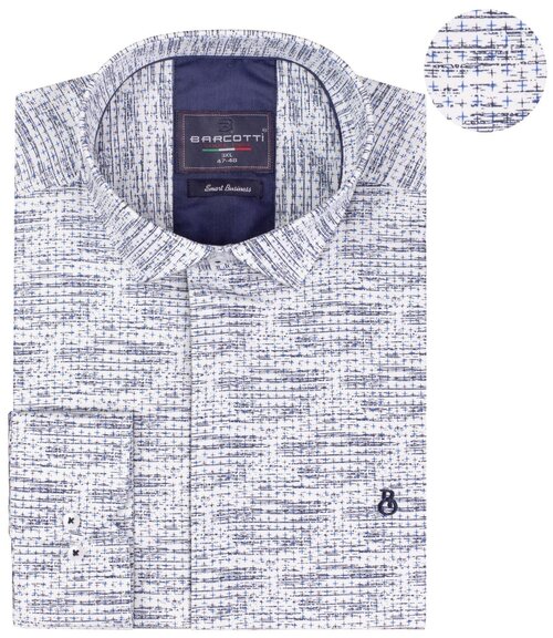 Рубашка BARCOTTI, размер 6XL(68), серый