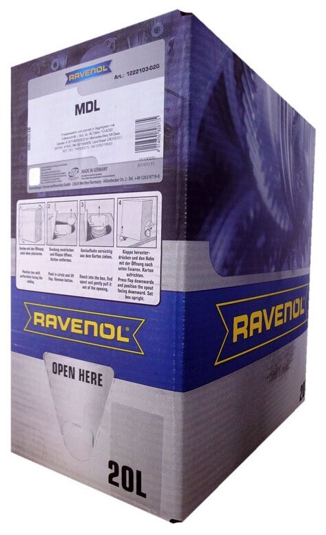 Трансмиссионное масло RAVENOL MDL Multi-disc locking differentials (20л) ecobox