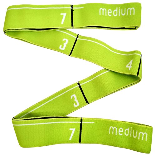фото Mrb8011-4 эспандер эластичная лента 4*92 см (салатовая) hawk
