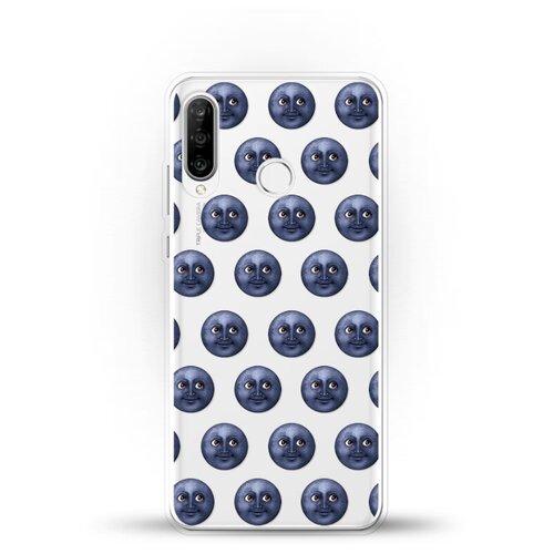 фото Силиконовый чехол луна на huawei p30 lite andy & paul