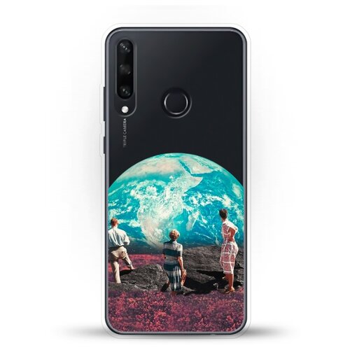 фото Силиконовый чехол вид на землю на huawei y6p andy & paul