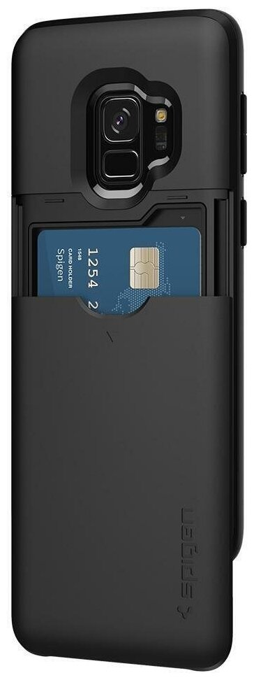 Чехол-кошелек SPIGEN для Galaxy S9 - Slim Armor CS - Черный - 592CS22863