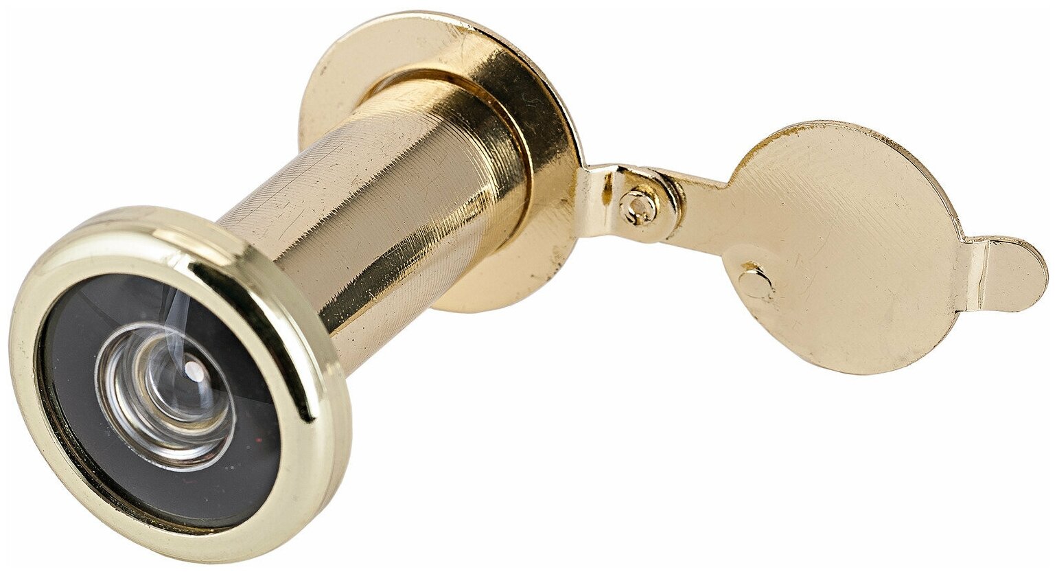 Глазок дверной для дверей 35-50 мм аллюр ГД-2 БШт, диаметр 14 мм, цвет золото