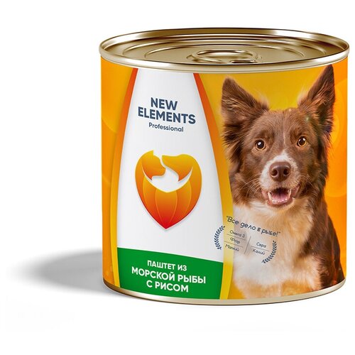 Консервы для собак New Elements 