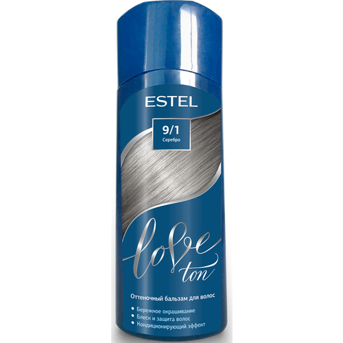 ESTEL LOVE TON Оттеночный бальзам 9/1 серебро оттеночный бальзам для волос estel love ton 6 74 темный каштан