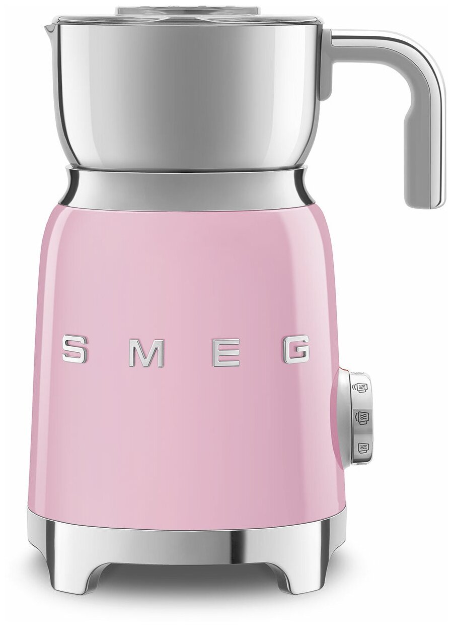 Вспениватель для молока Smeg MFF11PKEU, розовый