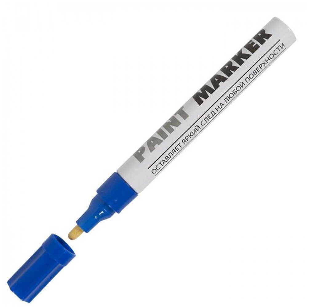 INFORMAT Маркер-краска PAINT PROFESSIONAL 4 мм синий круглый нитро-основа KRR04Bl*