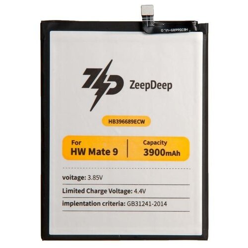 Аккумулятор (АКБ) ZeepDeep ASIA (4000 mAh) для Huawei Y7 (2019), Huawei Mate 9, Huawei Mate 9 Pro, HB396689ECW