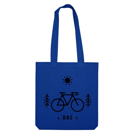 Сумка шоппер Us Basic, синий непочтовая марка австрия грац 1896 велосипедный клуб