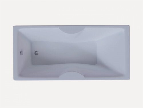 Изображение товара Акриловая ванна 180x85 с каркасом и слив-переливом Aquatek Феникс, пристенная 100% акрил