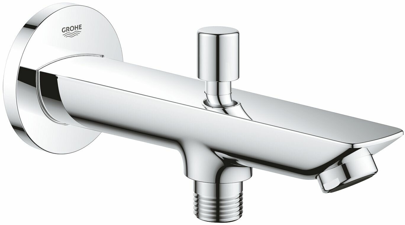 фото Излив для ванны с переключателем ванна/душ 170 мм, Grohe BauCosmopolitan 13425001