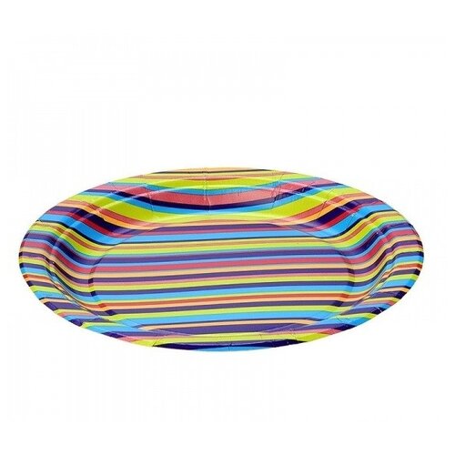 фото Набор тарелок одноразовых "джайв", 6 штук (диаметр 23 см) мистерия