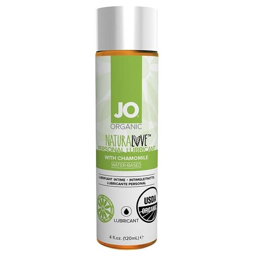 JO Naturalove USDA Organic Personal Lubricant, 120 мл, ваниль, 1 шт. гель смазка jo naturalove usda organic strawberry fields 480 г 120 мл клубника 1 шт