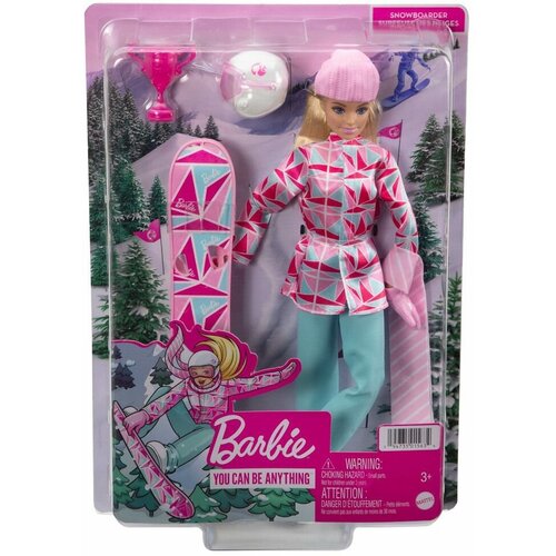 Кукла Mattel Barbie Зимние виды спорта Сноубордист