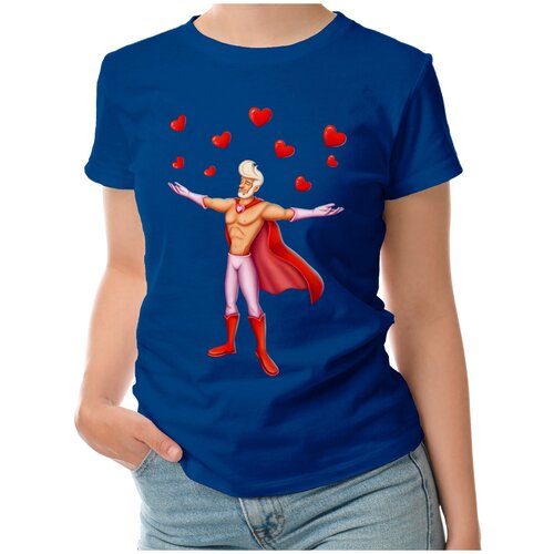 фото Футболка roly, размер l, синий