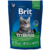 Сухой корм для стерилизованных кошек Brit Premium, с курицей и куриной печенью (кусочки в соусе) - изображение