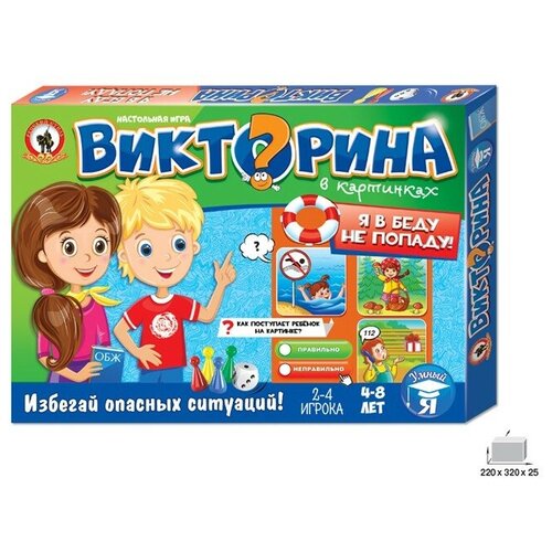 Игра Викторина в картинках Я в беду не попаду 03430