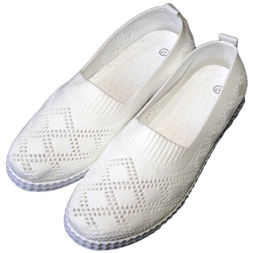 Балетки белые из сеточки, летняя обувь для женщин, для прогулок и повседневной жизни,размер 37