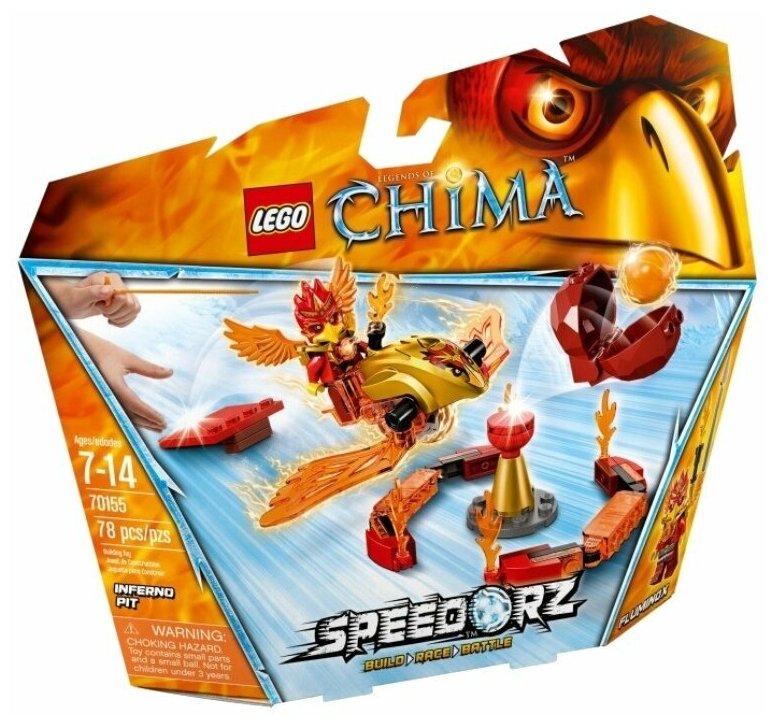 Конструктор LEGO Legends of Chima 70155 Испытание огнем, 78 дет.