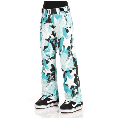 Горнолыжные брюки Rehall для девочек, карманы, размер 140, голубой