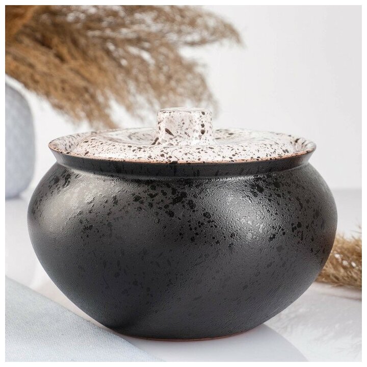 фото Жаровня "Малая" 2л, без ручек, гранит