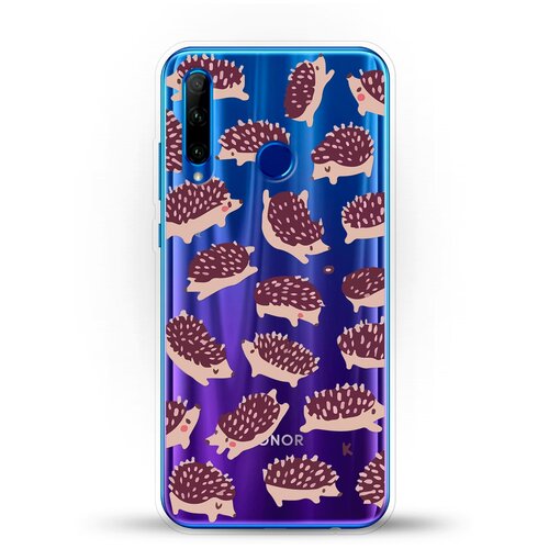 фото Силиконовый чехол ёжики на honor 10i andy & paul