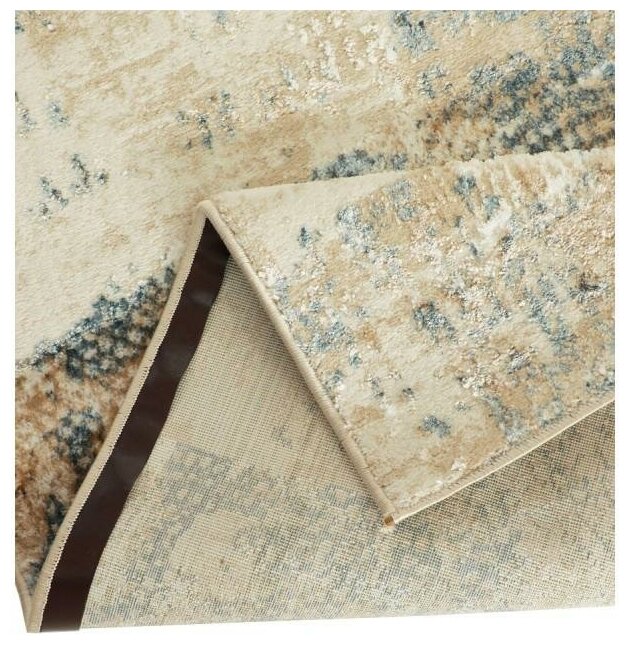 Ковер ворсовый DREAM коричневый с голубым 160x230 арт. УК-1072-07 - фотография № 2