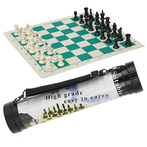 Набор для игры в шахматы в тубе 04456 ldgames шахматы в тубе 37х8 пластик pu