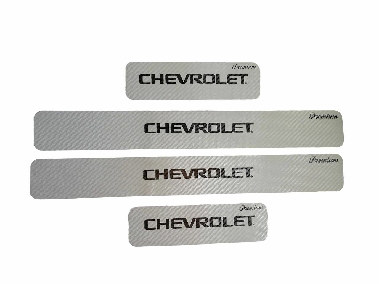 Защитные наклейки на пороги / защитные накладки на пороги Chevrolet Cruze Epica Orlando (серый цвет)