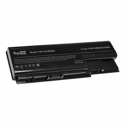 Аккумулятор TopON TOP-AC5920-15V 4400мАч 14.8V 65Wh для ACER Aspire 5520, 5920, 6530, 7230E, 8730ZG, 8920 - фото №2