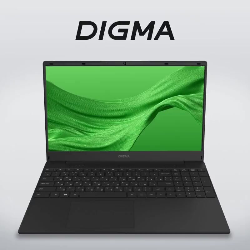 Ноутбук Digma EVE A5820 DN15R3-ADXW01, 15.6", IPS, AMD Ryzen 3 3200U 2.6ГГц, 2-ядерный, 16ГБ DDR4, 512ГБ SSD, AMD Radeon интегрированное, Windows 11 Professional, черный — фото 1