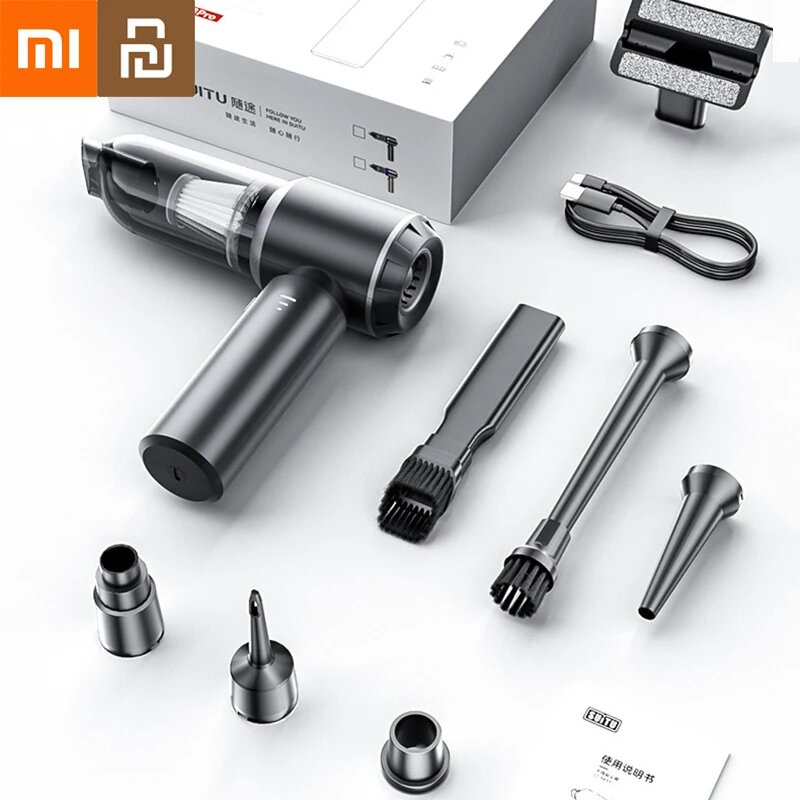 Картинки Вертикальный/ручной пылесос Xiaomi, 100 Вт, беспроводной, влажная уборка, пылесборник