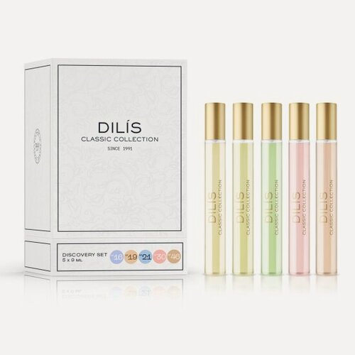 Изображение товара Подарочный набор Dilis женская парфюмерная вода 5шт х 9 мл