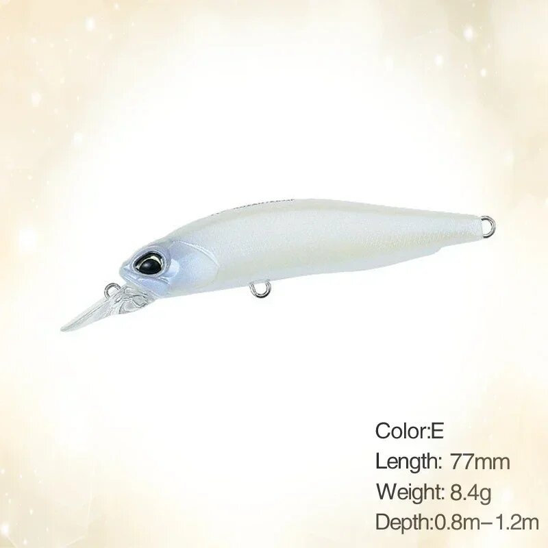 Rozante 63SP Jerkbait, Белый, Цвет: E-77mm-8.4g