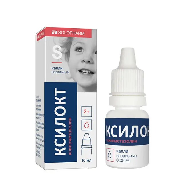 Ксилоктсолофарм капли назальные 005  10 мл 1 шт