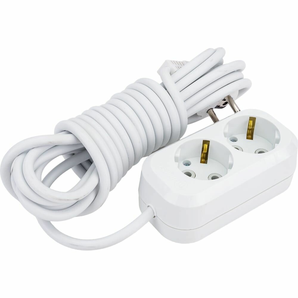 Удлинитель 2х5м с заземл. 16А IP20 Makel MGP114