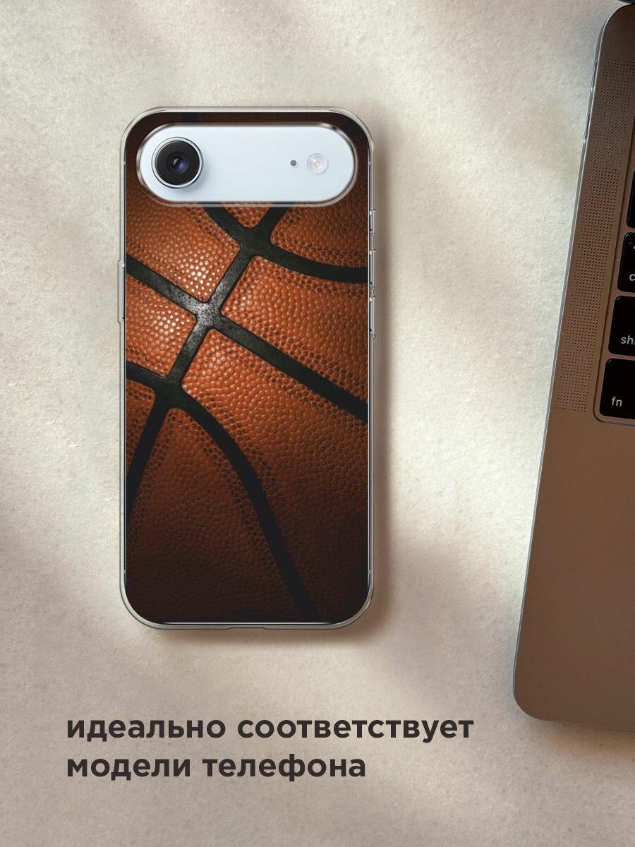 Чехол на Apple iPhone Air / Айфон Айр с принтом "Баскетбольный мяч" — фото 1