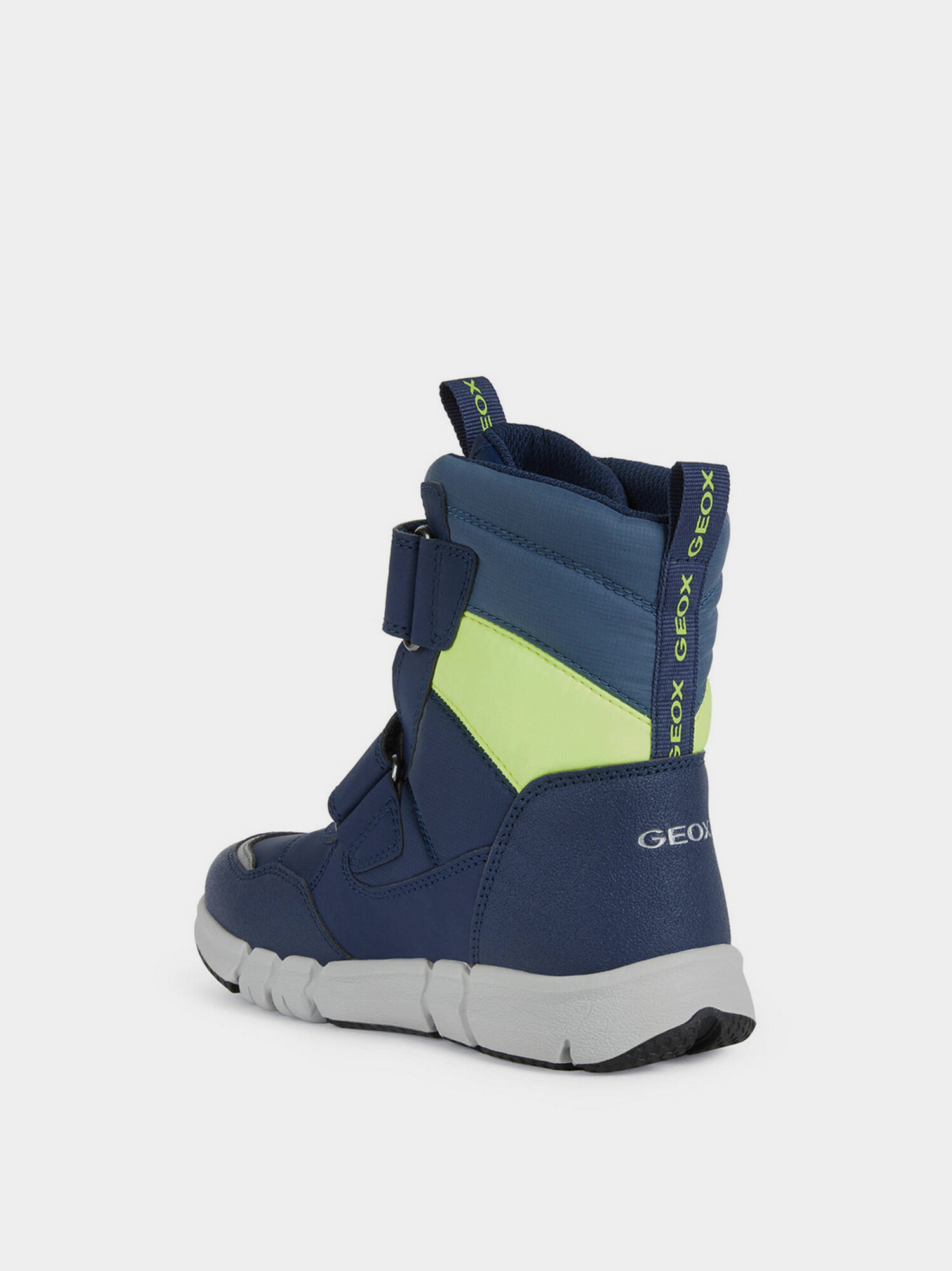 Ботинки GEOX, размер 39 EU, светло-синий/ оранжевый — фото 1