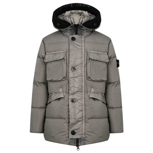 фото Пуховик stone island 711640233 размер 128, v0062 серый