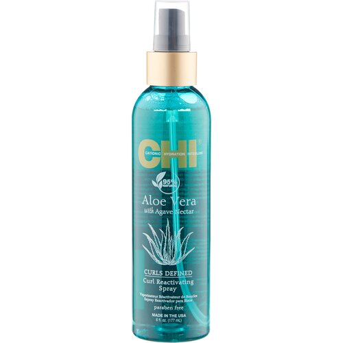 CHI Aloe Vera Curl Reactivating Spray Спрей для вьющихся волос, 177 мл, аэрозоль