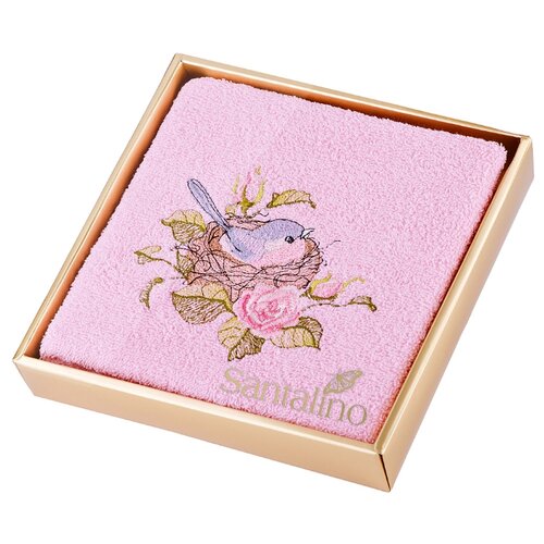 фото Полотенце santalino махровое,40*70 см, малиновка, розовый, 100% х\б (850-330-55)