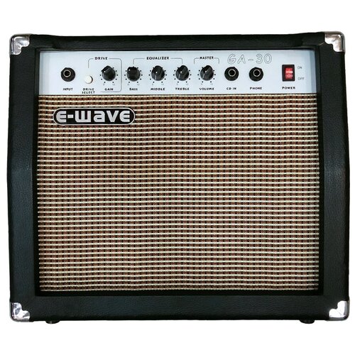 E-Wave GA-30 комбоусилитель для электрогитары, 1 x 8', 30 Вт joyo eq mp3 lcd 3 band equalizer pickup preamp metal digital eq w tuning function guitar accessories pickup