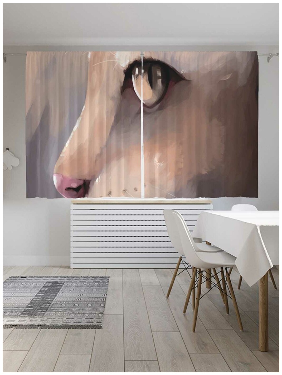 Классические шторы JoyArty 