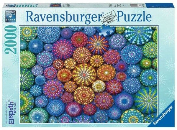 Пазл Ravensburger 2000 Радужные мандалы, арт.17134