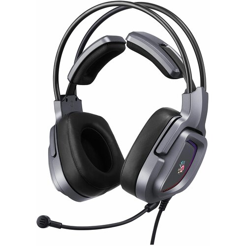 Наушники с микрофоном A4Tech Bloody G575 серый 2м мониторные USB оголовье G575 USB GREY 5060₽