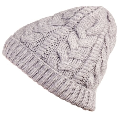 фото Шапка женская finn flare, цвет: светло-серый w19-12168_208, размер 56