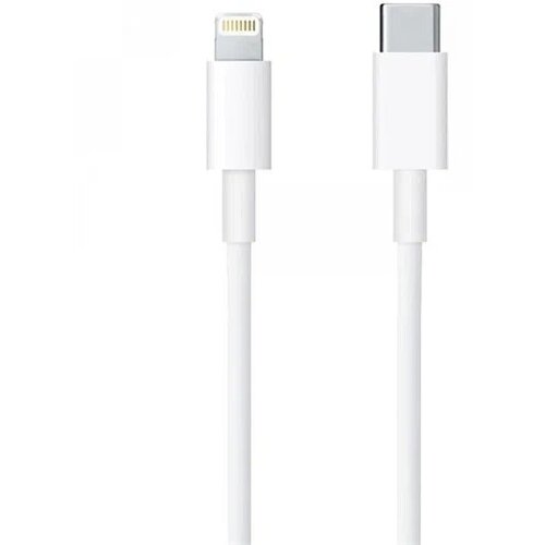 Кабель USB Type-C - Lightning, 1 м, белый кабель круглый keyron lightning 8 pin mfi usb type c черный 1 5 м