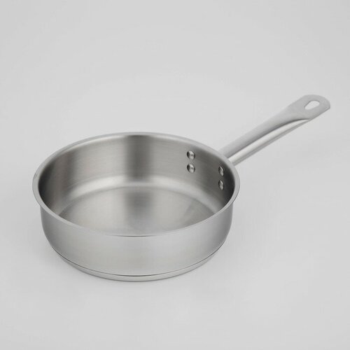 Сковорода Общепит d 20 см h 6 см корпус 06 мм дно ТРС 35 мм индукция 2031₽