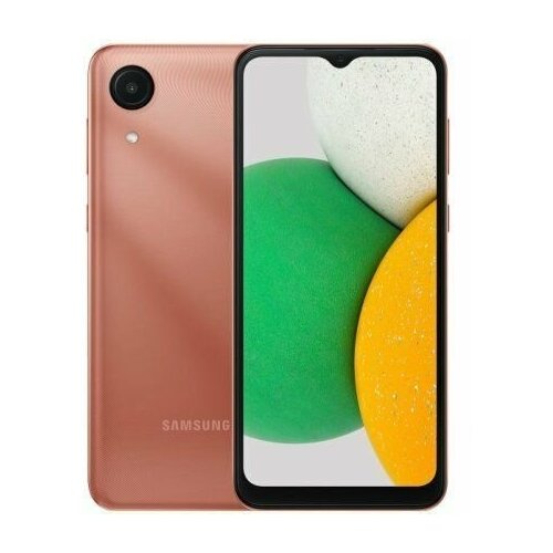 Смартфон Samsung Galaxy A03 Core 2/32 Гб, Оранжевый